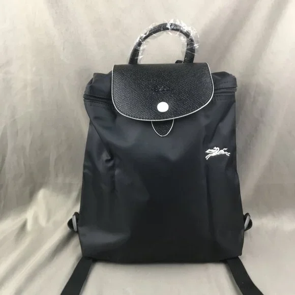 NWT LONGCHAMP Mini Le Pliage  Backpack In black - Picture 6 of 9